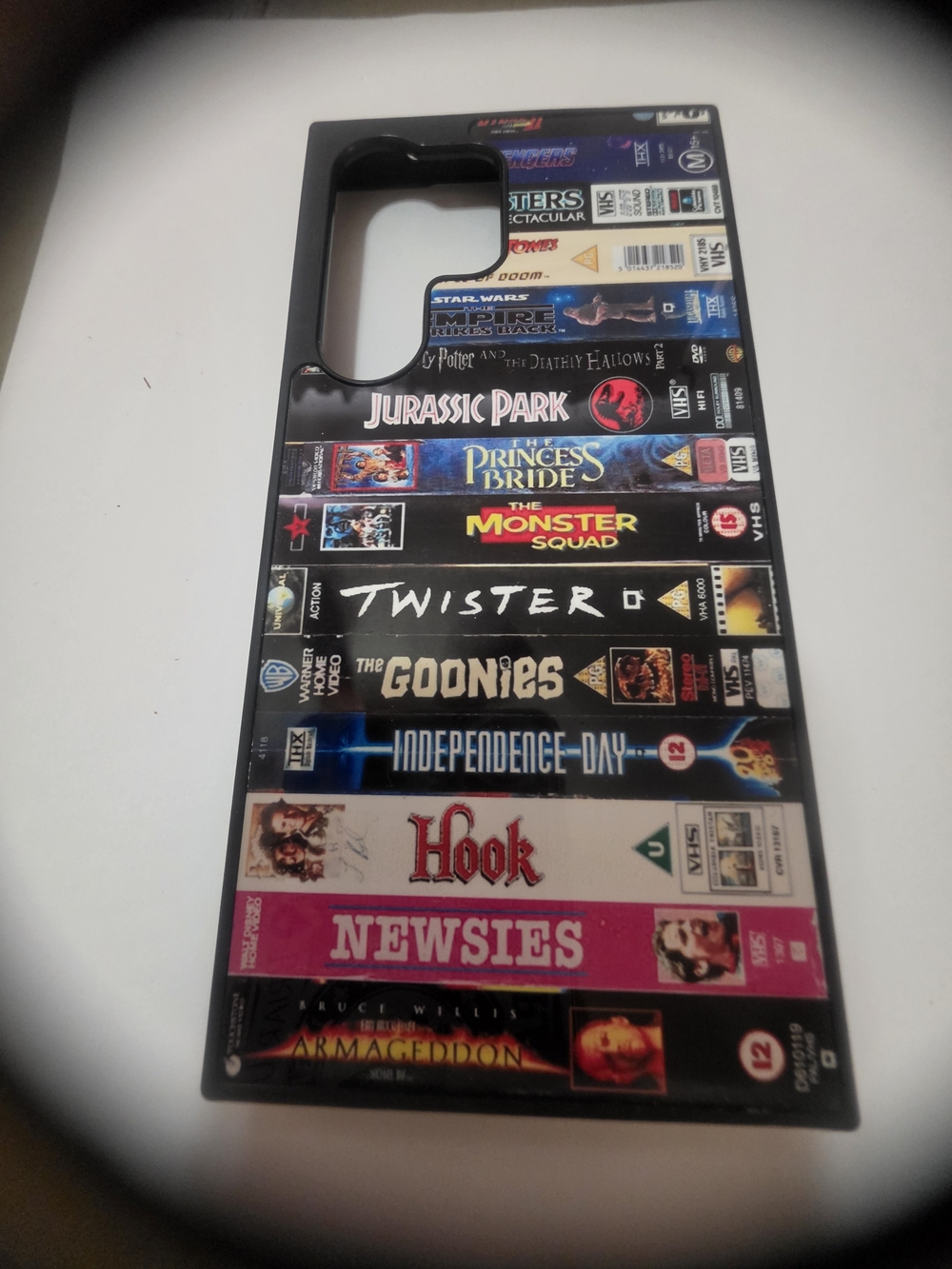 Retro VHS Movie Stack Phone Samsung S24 Ultra Case - Multicolor